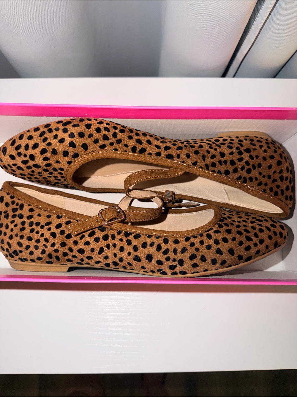 Isaac Mizrahi Whisky Cheetah Mary Jane Flats